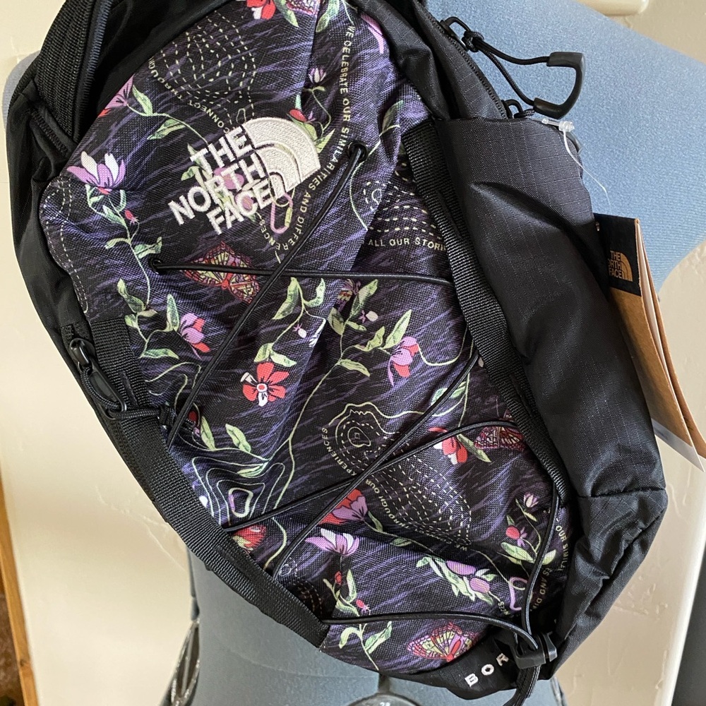 The North Face Black and Purple Women's Backpack